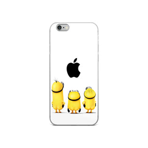 Minions looking apple